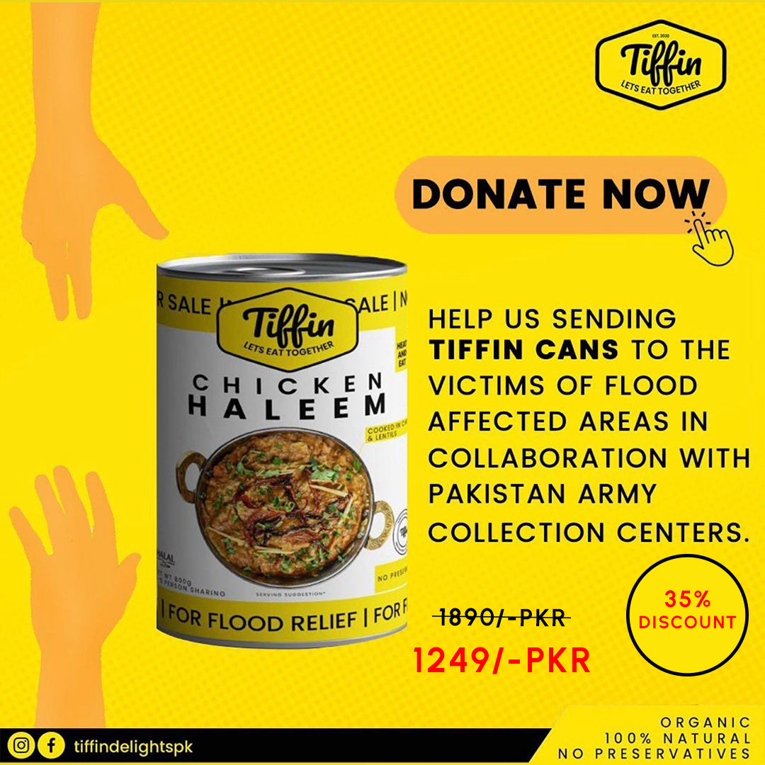 Can for Humanity - Donate a Can of Food to Flood Affectees
