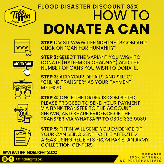 Can for Humanity - Donate a Can of Food to Flood Affectees